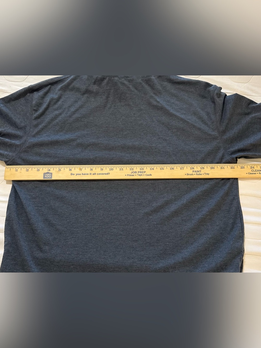 Hanes Her Way Heather Gray Long Sleeve Hoodie V-Neck Polyester/Cotton Stretch OS - Picture 7 of 10